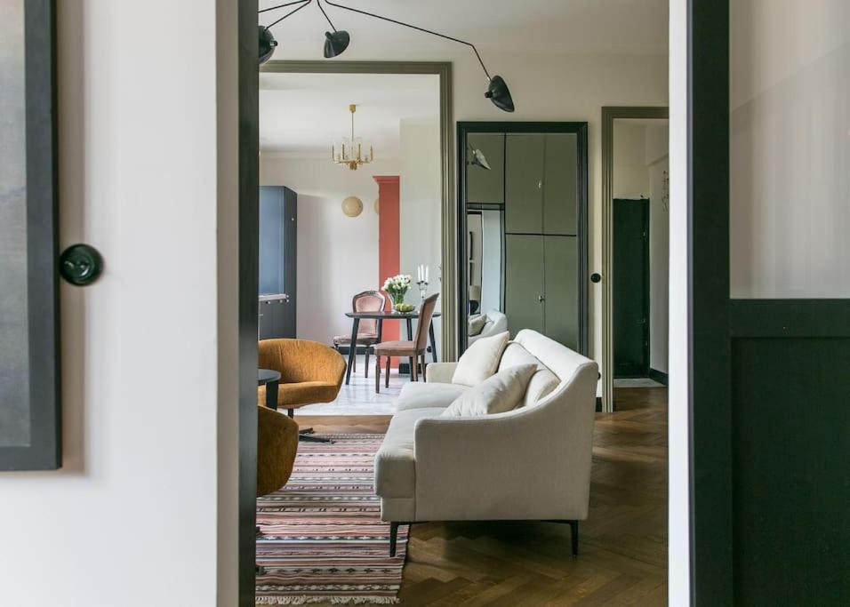 Dark Blue Apartment Varsovia Exterior foto